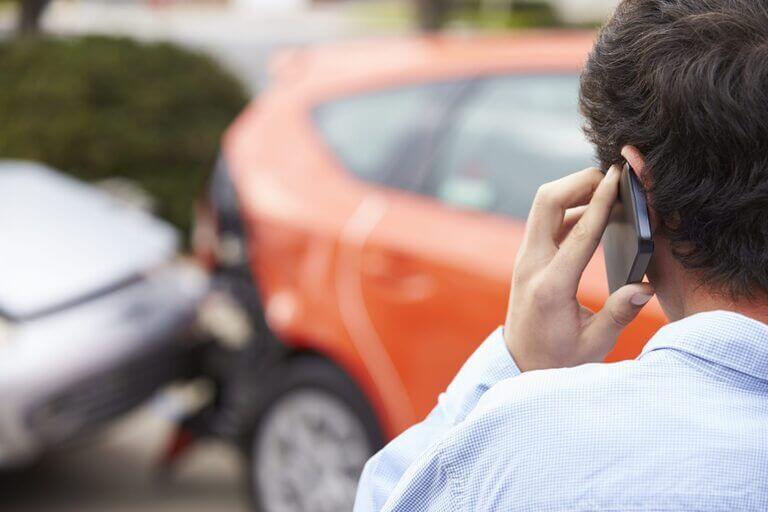 A car accident victim in Conyers GA calling his attorney.