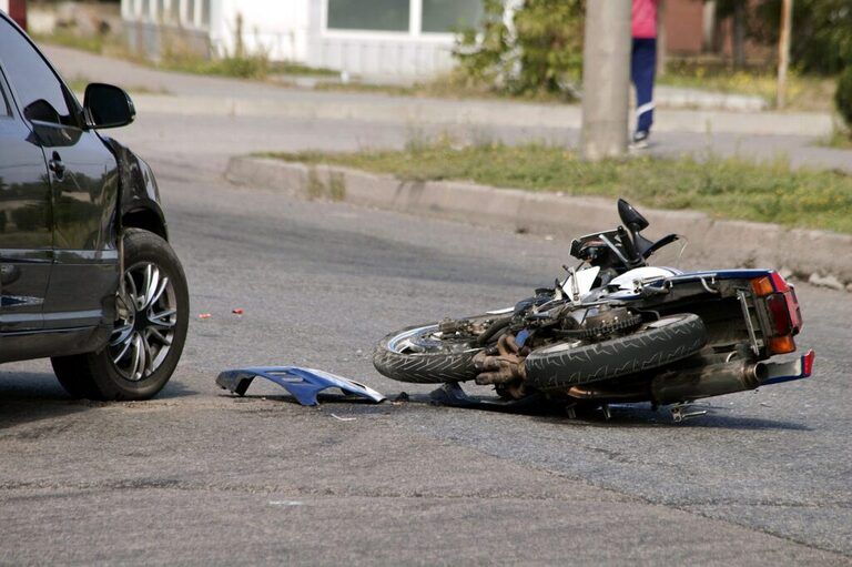 A motorcycle accident in Conyers, GA.