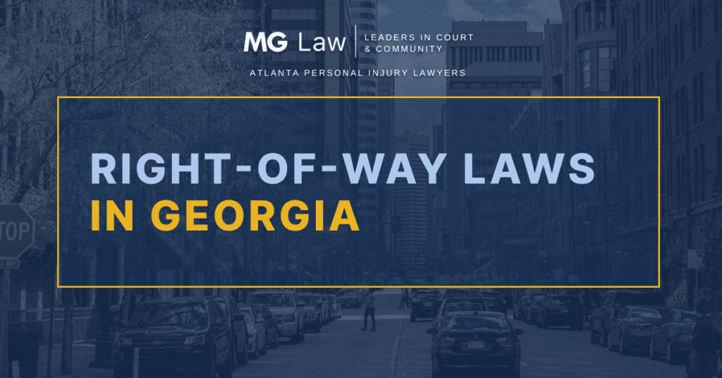 Right Of Way Laws in Georgia